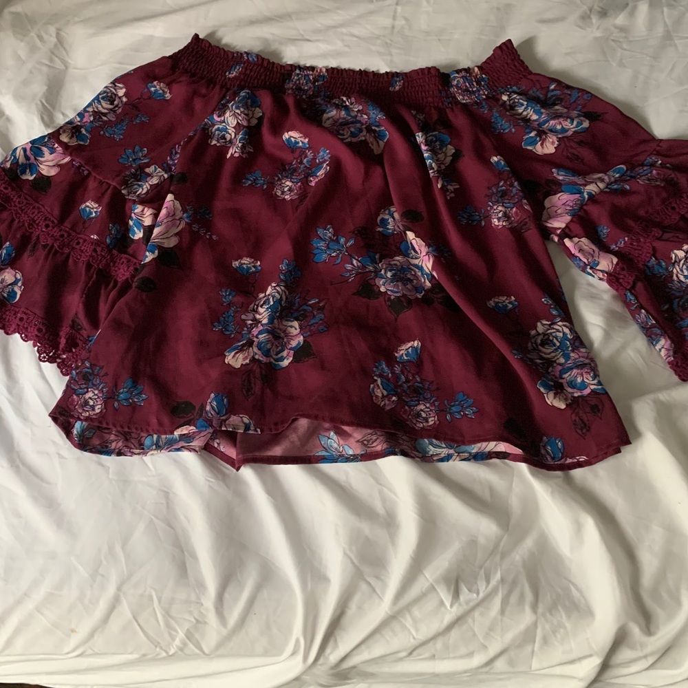 Floral blouse, worn once